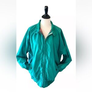 Vintage Mens Gordon Ferguson Size XL Jacket Coat Guide Series Zip Up Green Lined